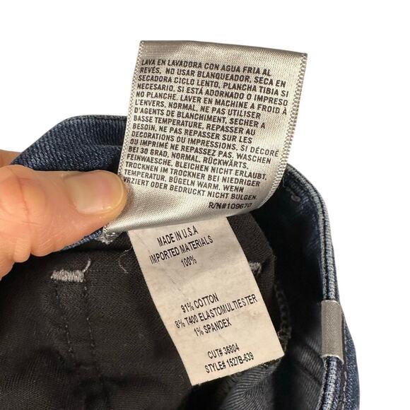 Citizens of Humanity Arielle Midrise Slim Cotton Blend Denim Jeans Women's 27 - Picture 9 of 10